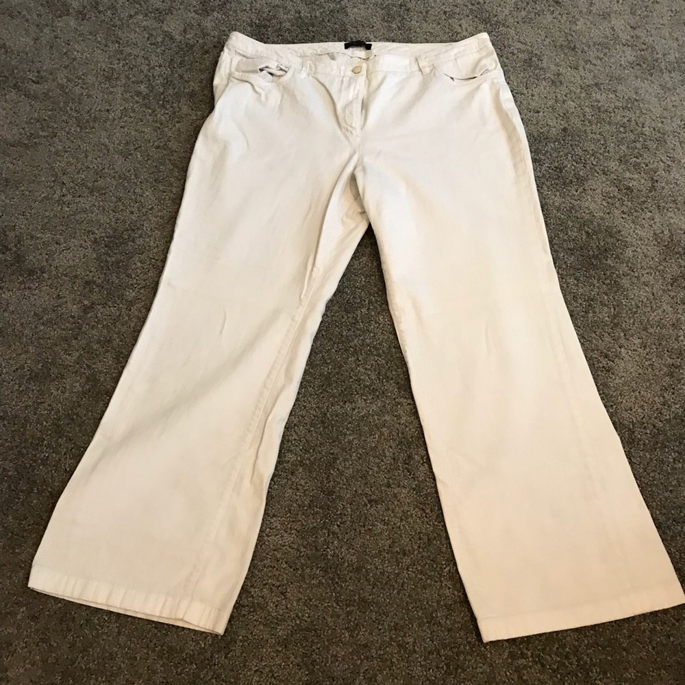 Talbots White Jeans